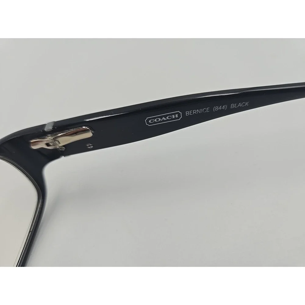 Coach BERNICE (844) Black 49-15 130 Plastic Full Rim Eyeglasses Frames Only‎